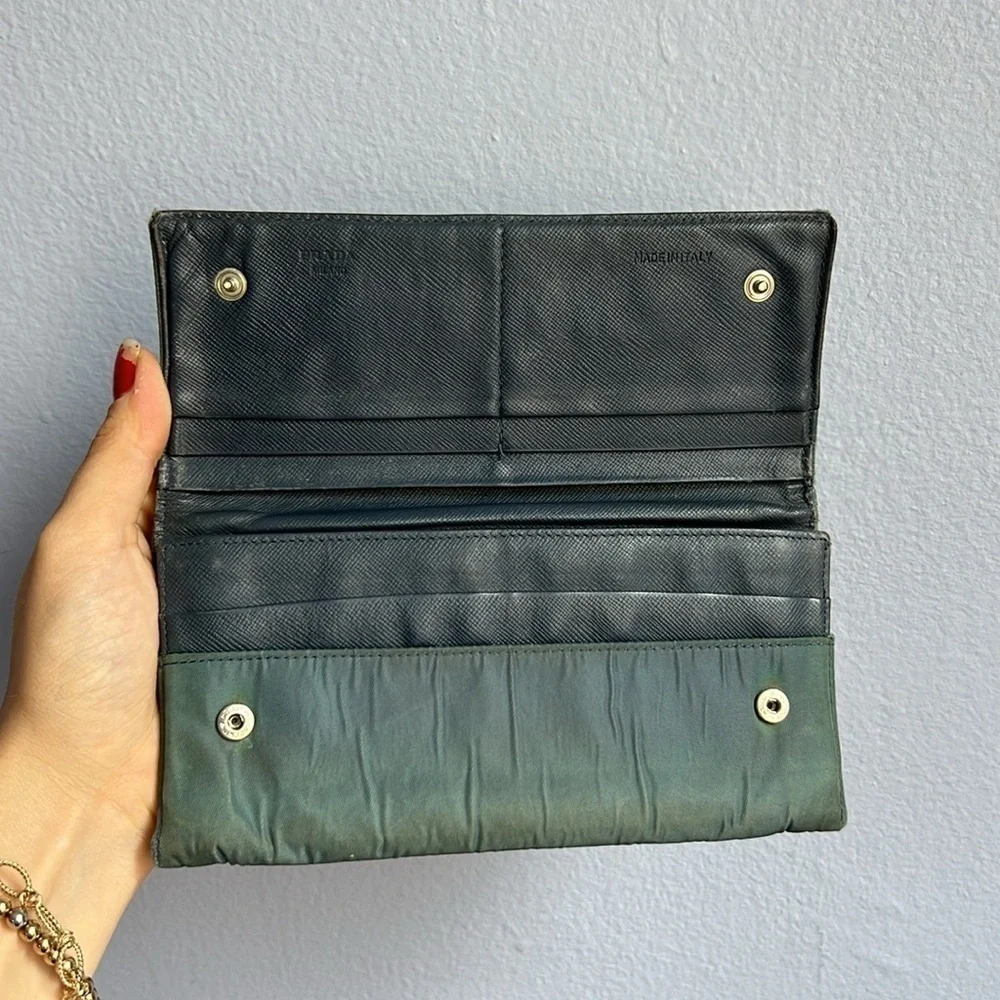 Prada Double Snap Bifold Wallet